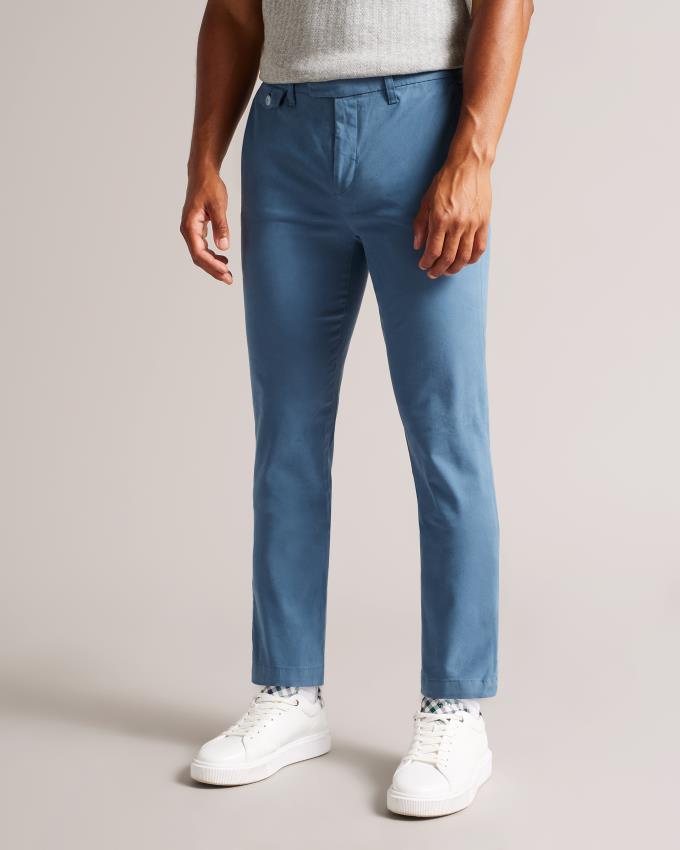 Pantalon Chino Ted Baker Slim Bleu Homme | LNV-28681315